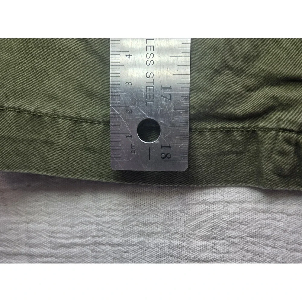 OshKosh Bgosh Boys Olive Green Field Jacket Military Utility Zip Up Size 6